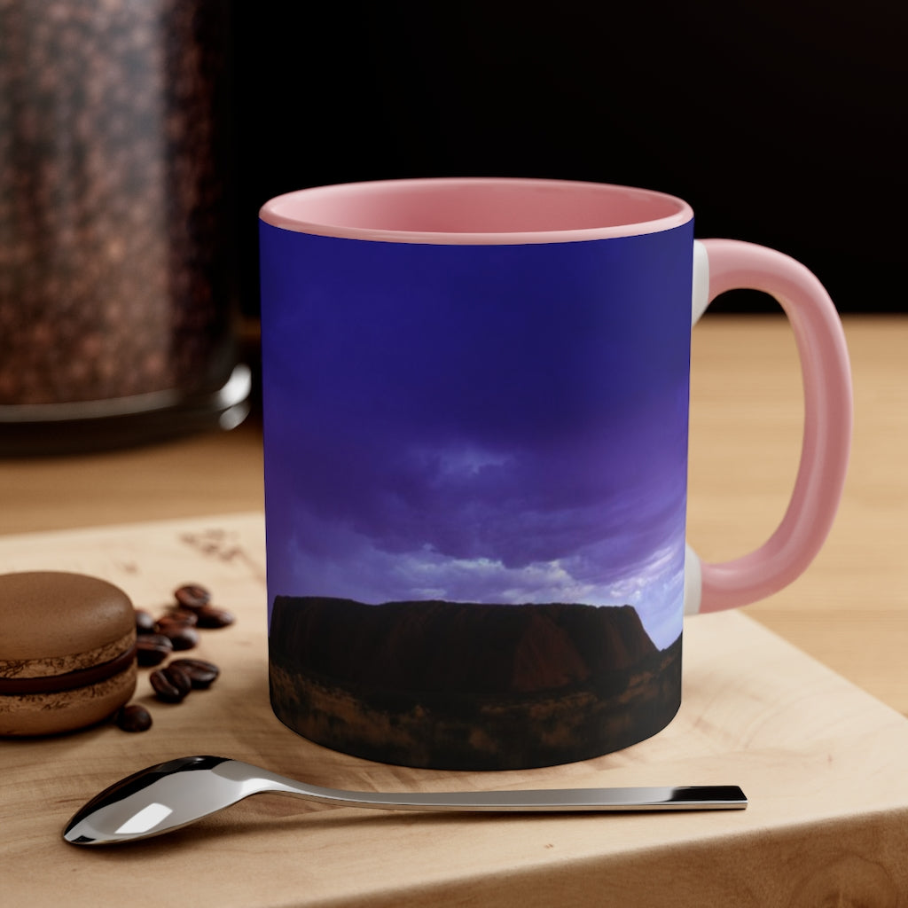 Lightning in nature Accent Coffee Mug, 11oz