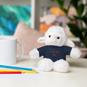 I LOVE YOU AMY Stuffed Animals with Tee