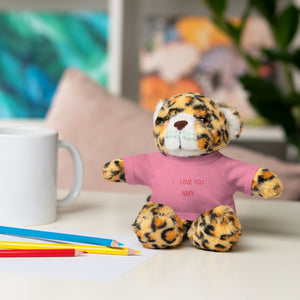 I LOVE YOU AMY Stuffed Animals with Tee