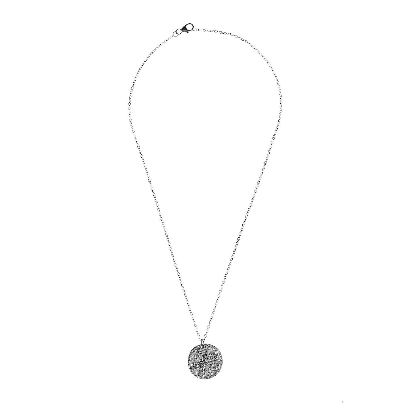 Full Moon Necklace - White Topaz