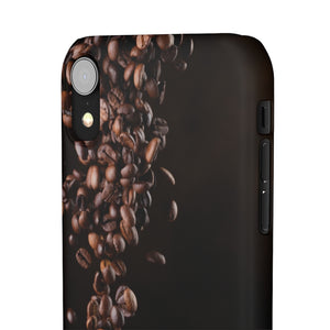 Coffee bean iphone Snap Cases