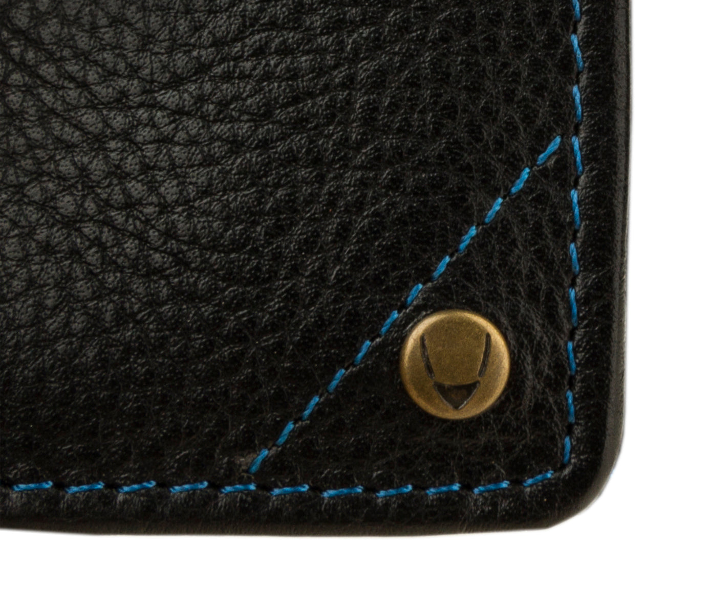 Hidesign Angle Stitch Leather Slim Trifold Wallet