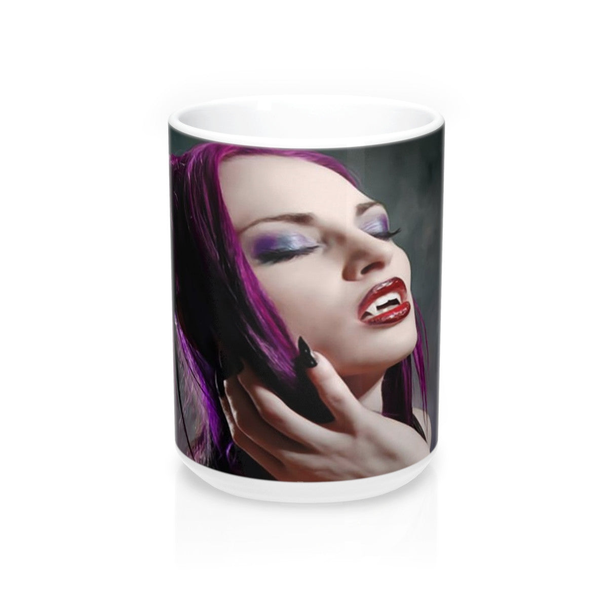 VAMPIRE WITH PURPLE HAIR  Coffee Mug
