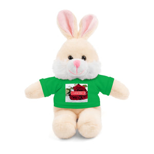 I love you with roses Stuffed Animals with Tee