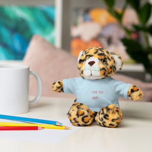 I LOVE YOU AMY Stuffed Animals with Tee