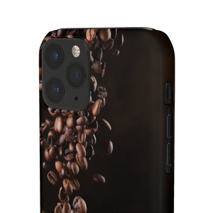 Coffee bean iphone Snap Cases