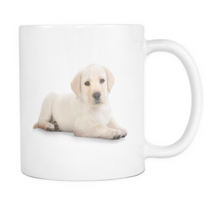 Cute dog double sided 11 ounce coffee mug