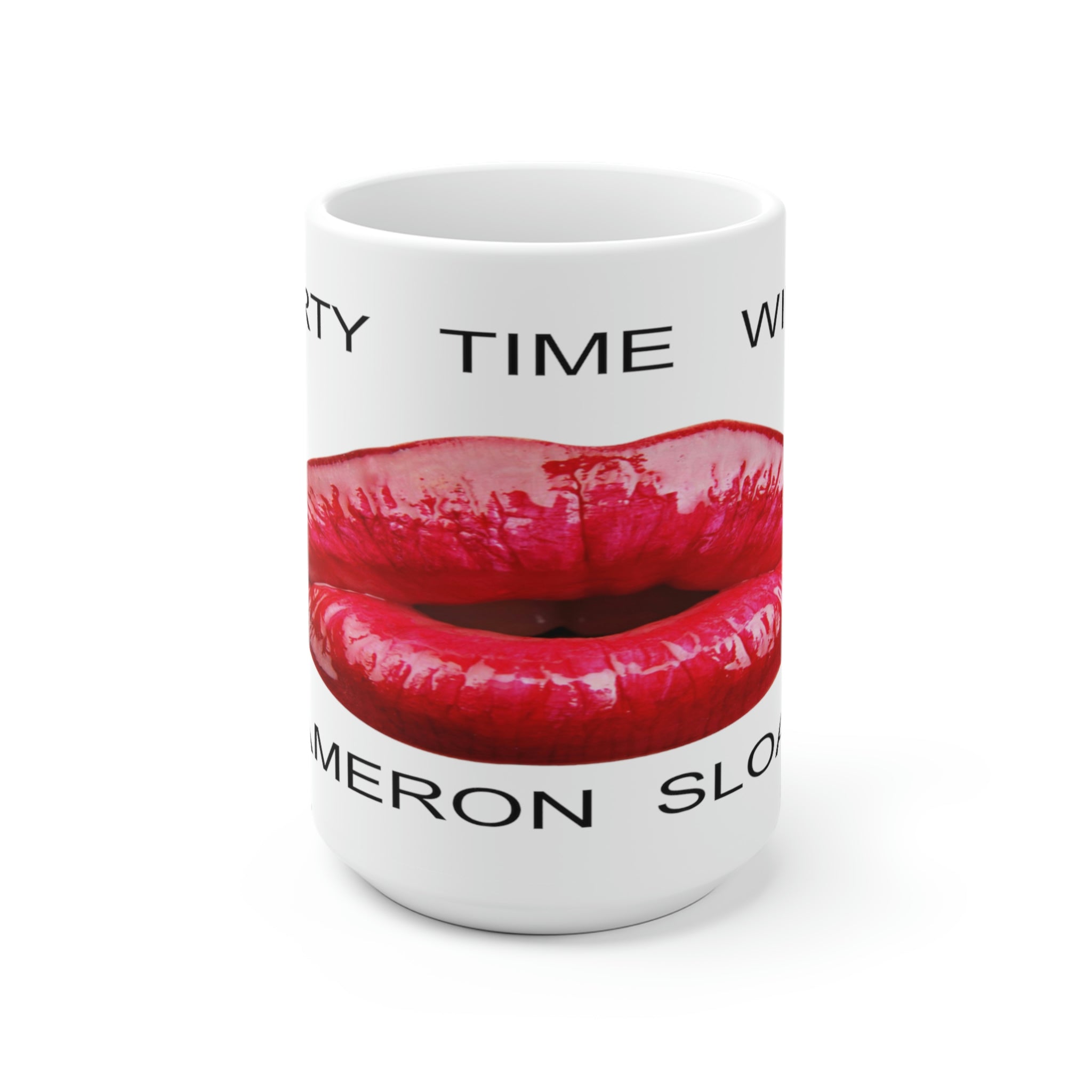 Party time with White Ceramic Mug by Cameron Sloane