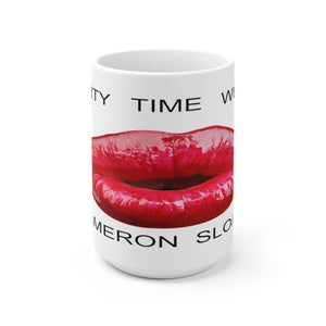 Party time with White Ceramic Mug by Cameron Sloane