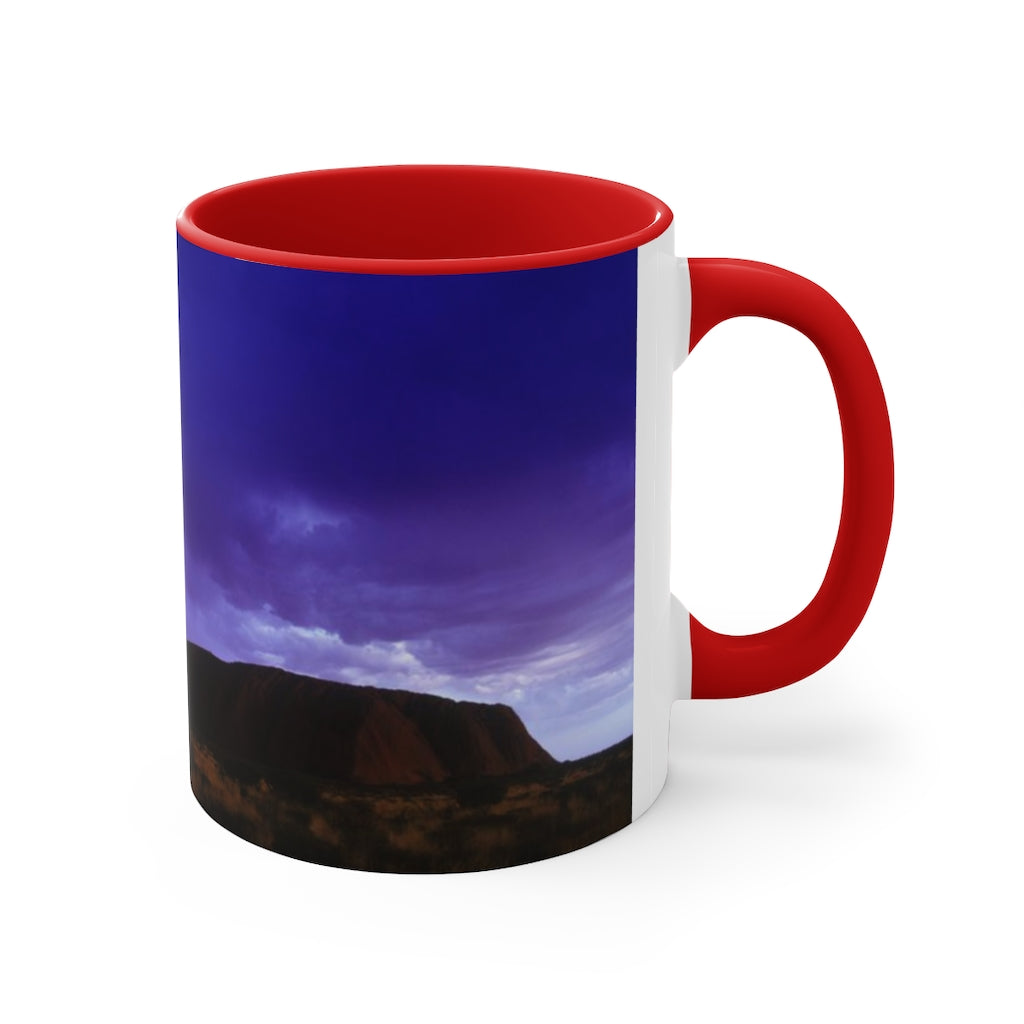 Lightning in nature Accent Coffee Mug, 11oz