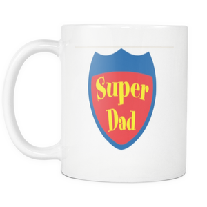 Super Dad coffee mug 11 ounce size
