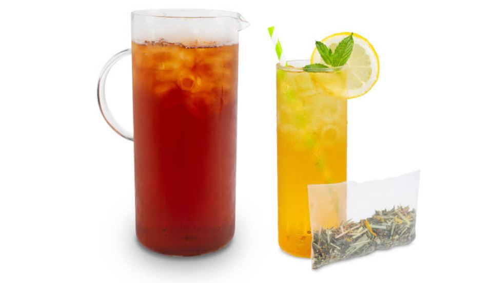 Citrus mint green iced tea pouches 12 count bag makes 32 ounces each fresh