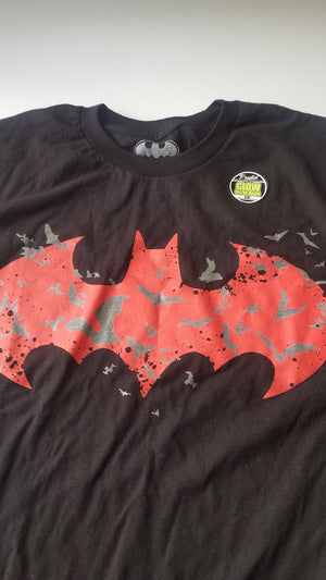 Batman batwing mens t shirt bat signal short sleeve new size larhe