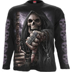 spiral direct boss reaper gothic mens long sleeve t shirt