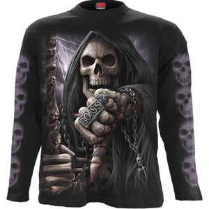 spiral direct boss reaper gothic mens long sleeve t shirt