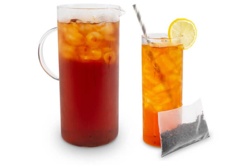 Ceylon sonata iced tea pouches 12 count bag makes 32 ounces each cold hot brew