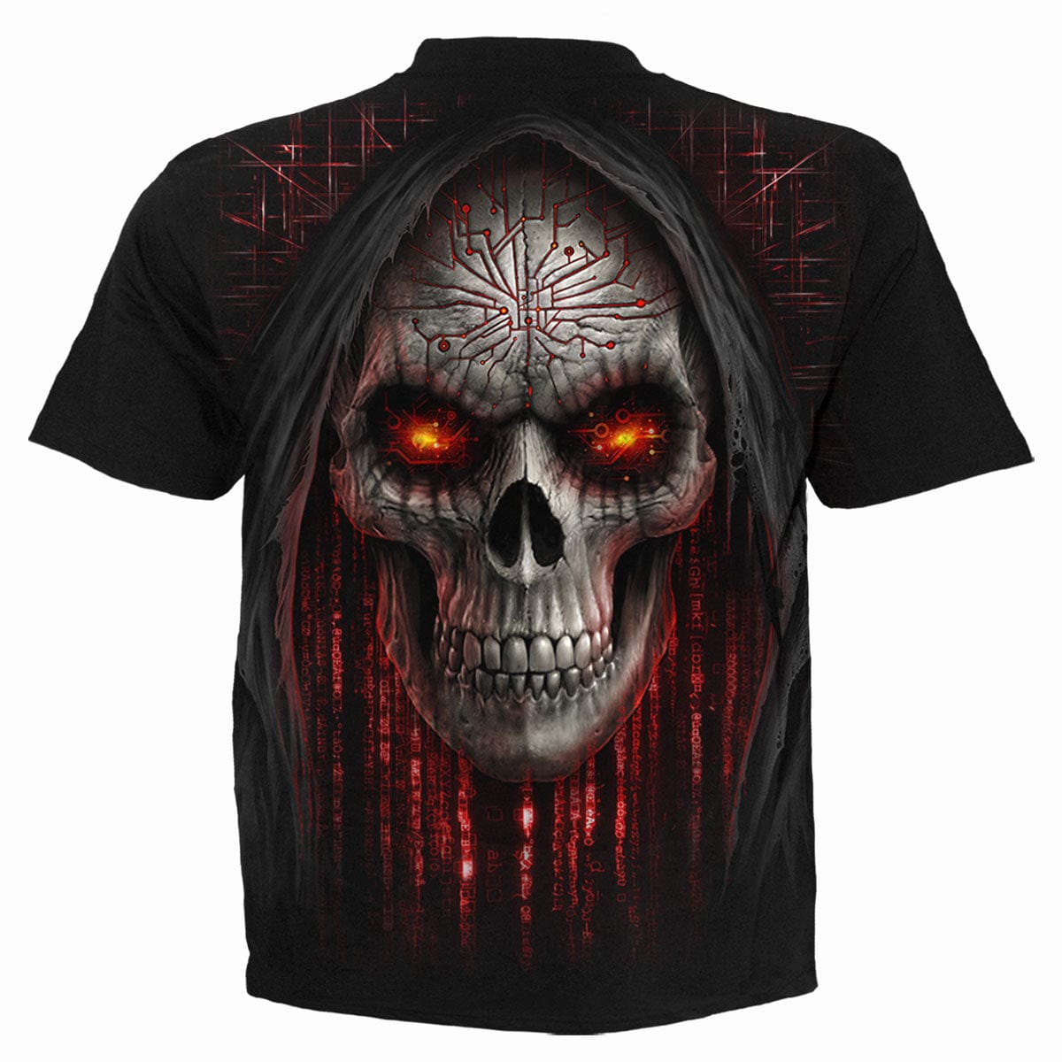 spiral direct cyber death mens t shirt short sleeve gothic skulls new