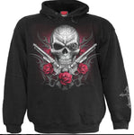 spiral direct Death pistol mens gothic  Hoody Black