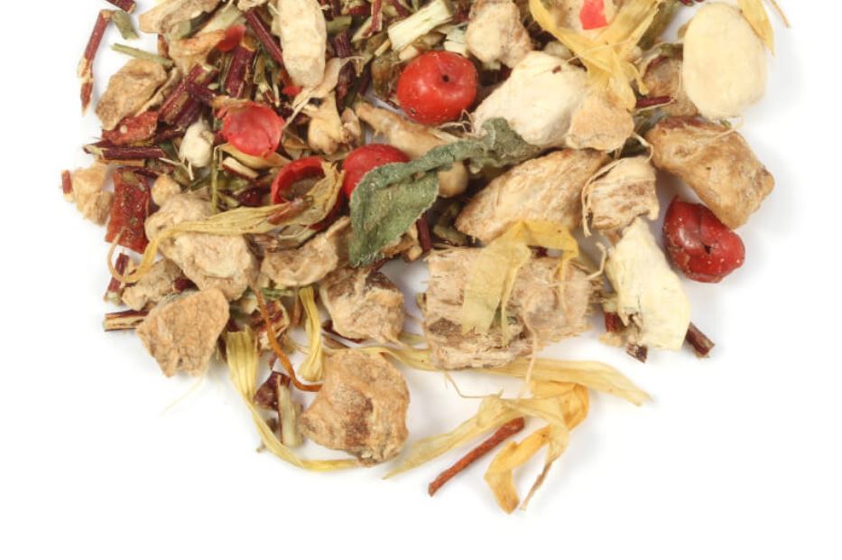 double ginger herbal tea 5 ounce loose leaf bag fresh caffeine free decaf