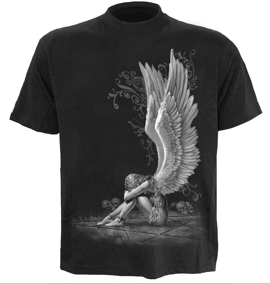 spiral direct enslaved angel gothic mens t shirt short sleeve