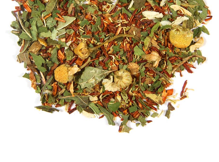 foxtrot herbal tea loose leaf 5 ounce bag with rooibos and peppermint decaf