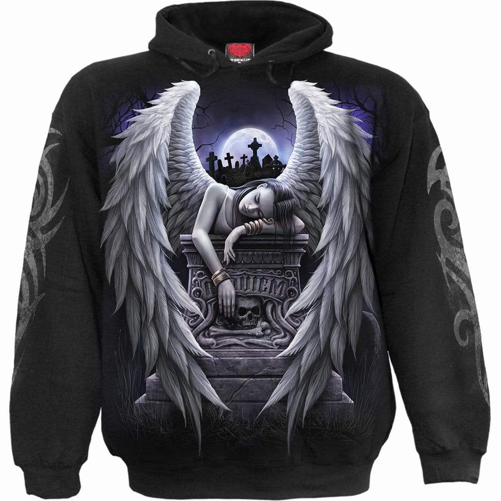 spiral direct inner sorrow angel gothic mens pullover sweatshirt