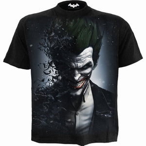 Spiral Direct joker arkham origins mens t shirt gothic short sleeve
