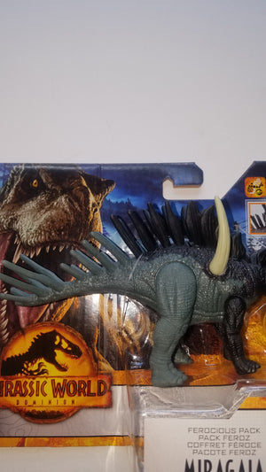 Jurassic World Dominion MIRAGAIA figure NEW 2022 Ferocious Pack Dinosaur