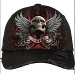 spiral direct lockdown 2020 distressed baseball cap with metal clasp adjustable