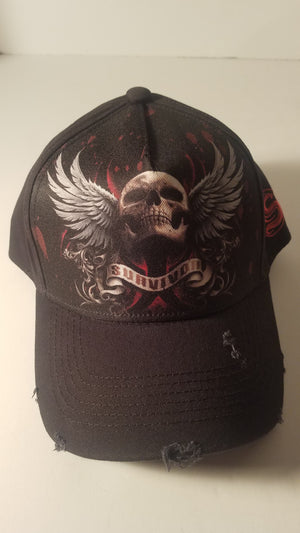 spiral direct lockdown 2020 distressed baseball cap with metal clasp adjustable
