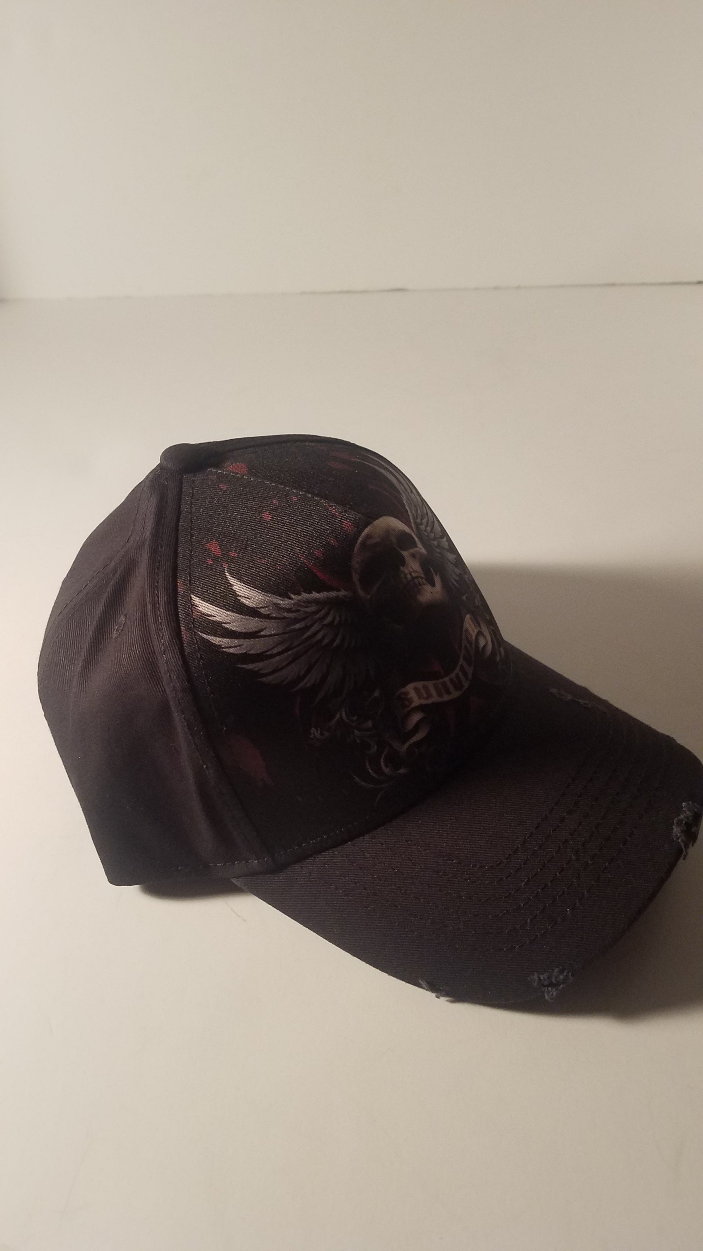 spiral direct lockdown 2020 distressed baseball cap with metal clasp adjustable