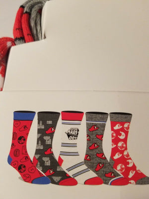 Nintendo super mario odyssey Casual Crew Socks 5 pairs new