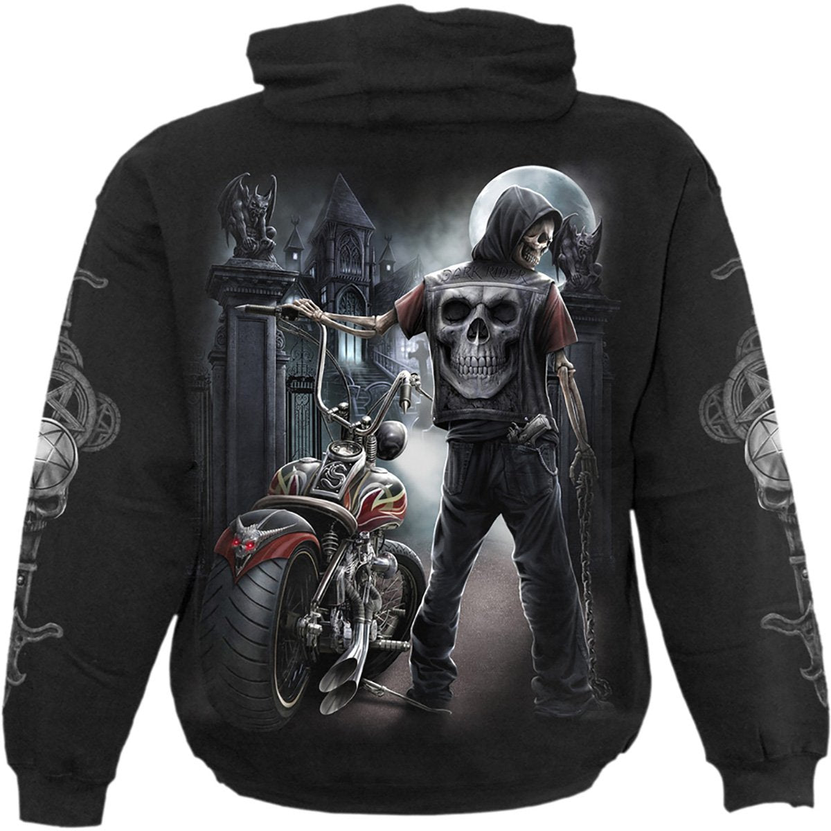 spiral direct Night church gothic mens graphic hoodie shirt