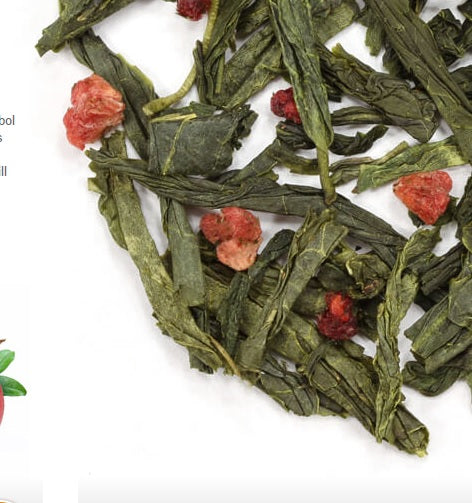 Pomegranate green tea loose leaf 5 ounce bags