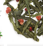 Pomegranate green tea loose leaf 5 ounce bags