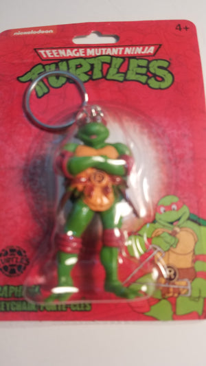teenage mutant ninja turtles raphael keychain nickeldeon new in package sealed