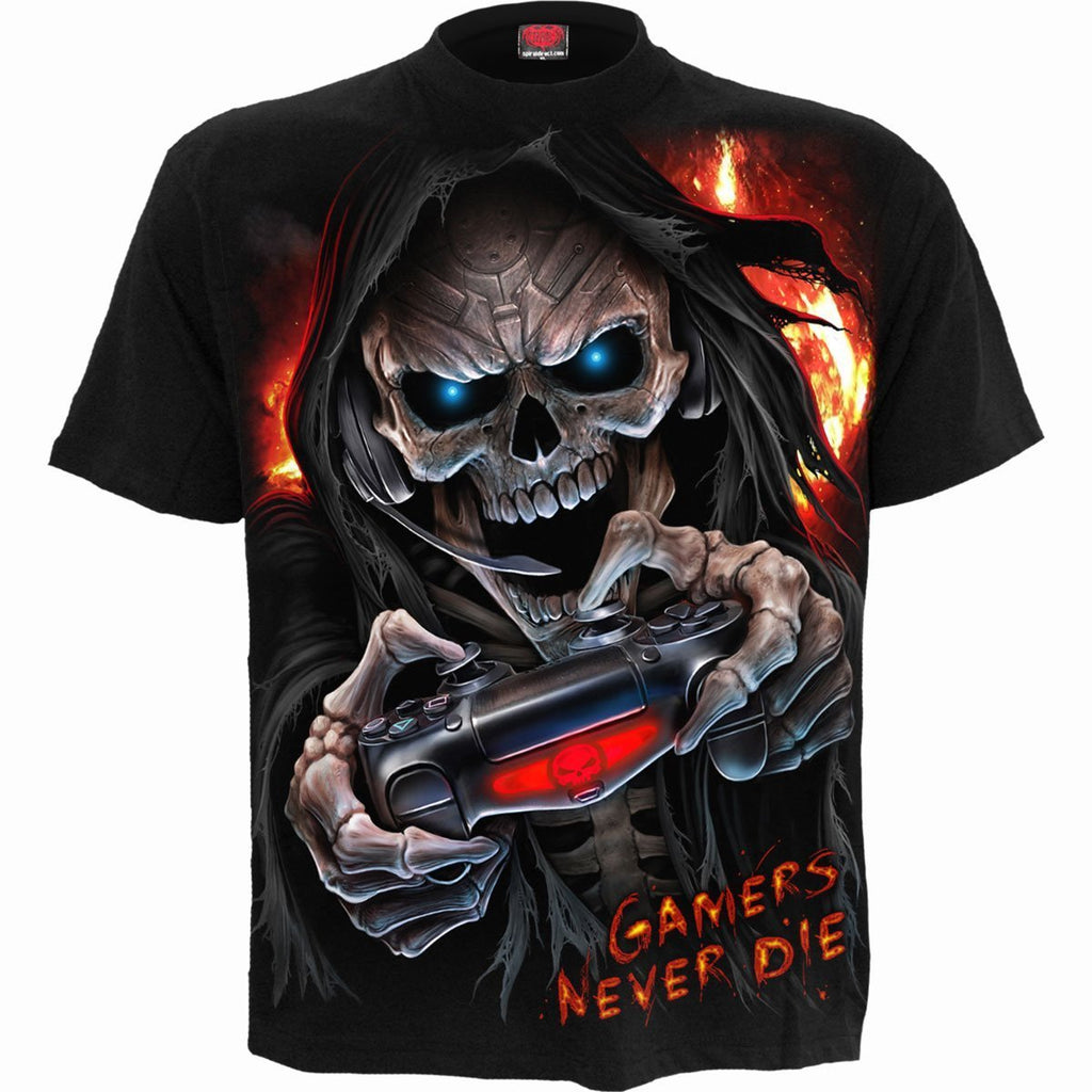 spiral direct respawn gamer mens short sleeve t shirt reaper new