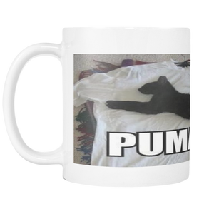 CAT MEME PUMA ON 11 OUNCE COFFEE MUG