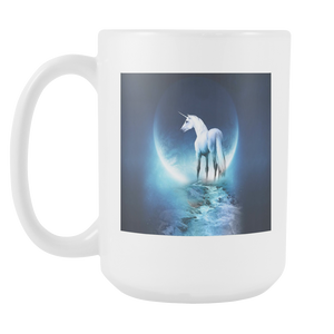 Moon Unicorn Double sided 15 ounce coffee mug