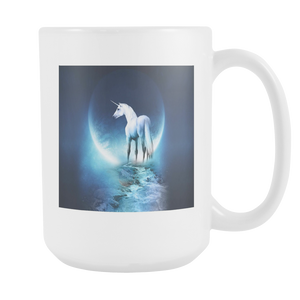 Moon Unicorn Double sided 15 ounce coffee mug
