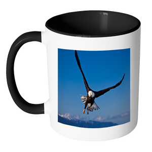 Eagle wings accent mugs 11 ounce size