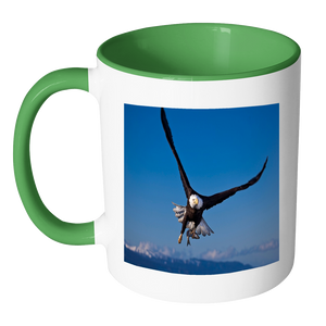 Eagle wings accent mugs 11 ounce size