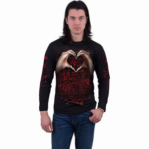 spiral direct we bleed together men t shirt long sleeve gothic apparel new