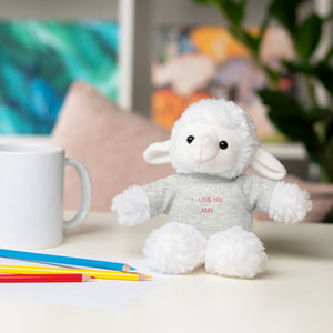 I LOVE YOU AMY Stuffed Animals with Tee