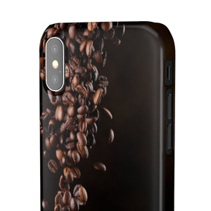 Coffee bean iphone Snap Cases