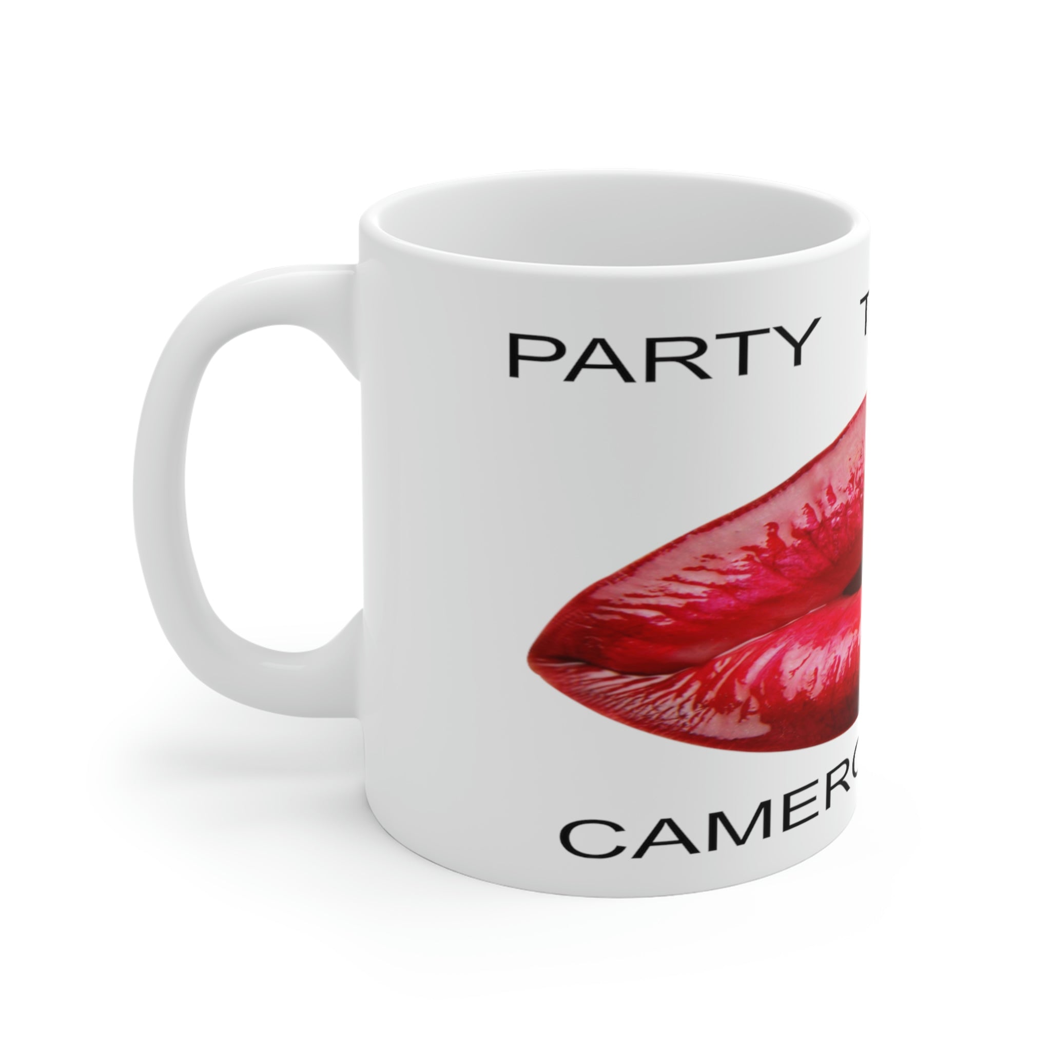 Party time with White Ceramic Mug by Cameron Sloane
