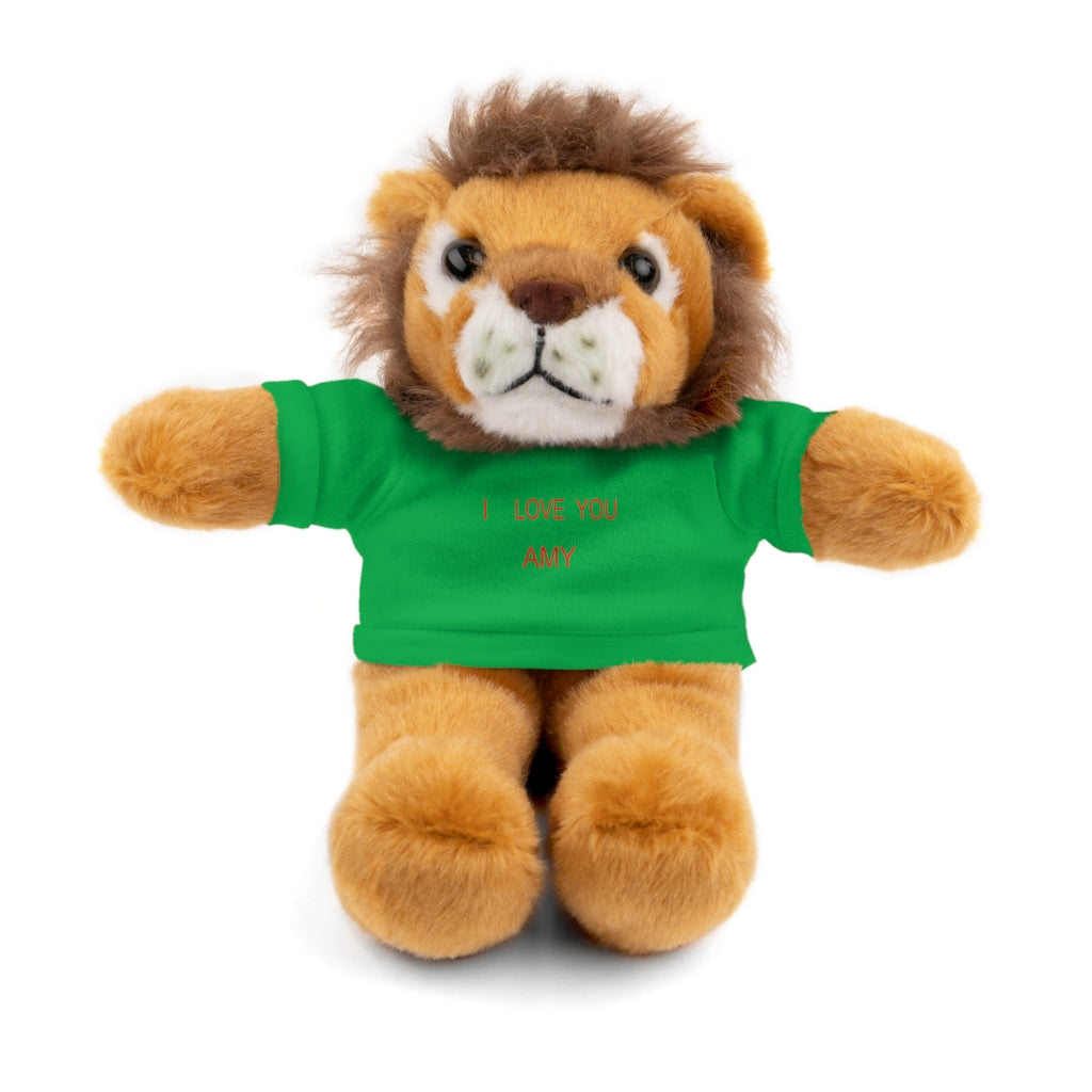 I LOVE YOU AMY Stuffed Animals with Tee