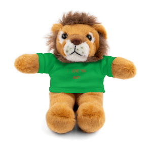 I LOVE YOU AMY Stuffed Animals with Tee