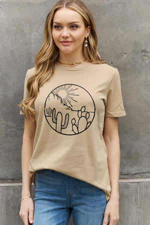 Simply Love Full Size Desert Graphic Cotton Tee