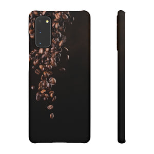 Coffee bean iphone Snap Cases